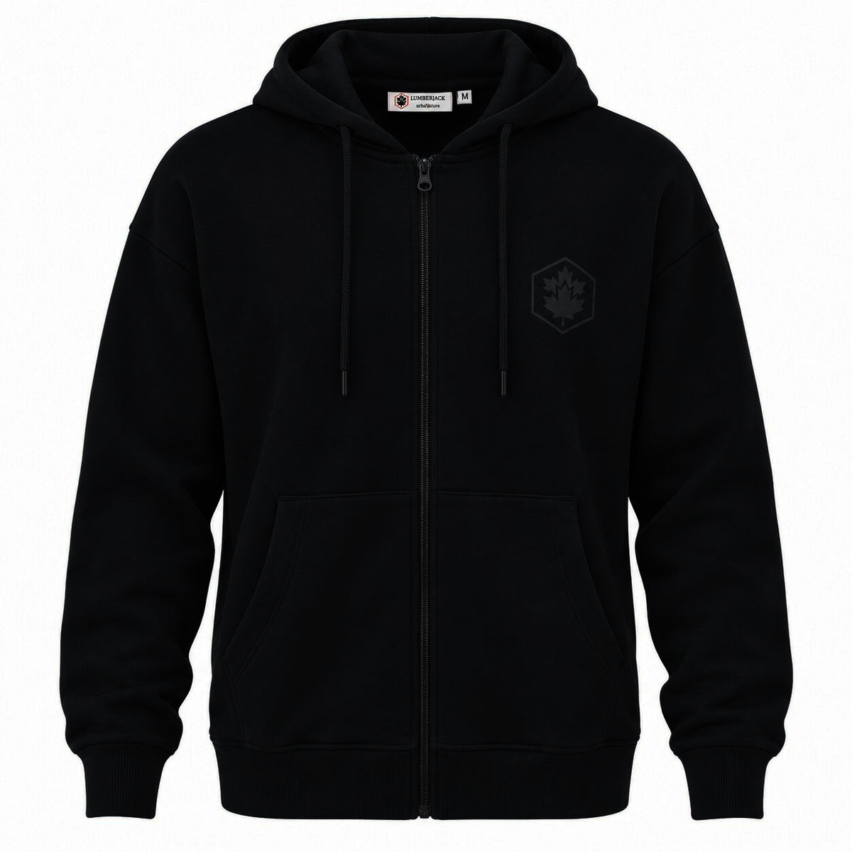 LUMBERJACK Zip Hoodie — Noir