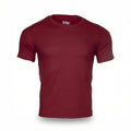 DEPART T-SHIRT HOMME BORDEAU 100% COTON SIMPLE