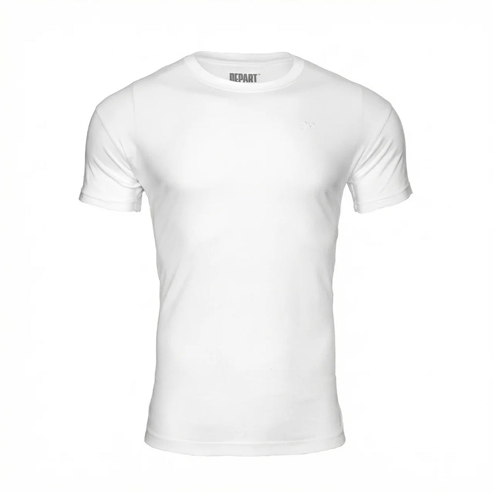 DEPART T-SHIRT HOMME BLANC 100% COTON SIMPLE