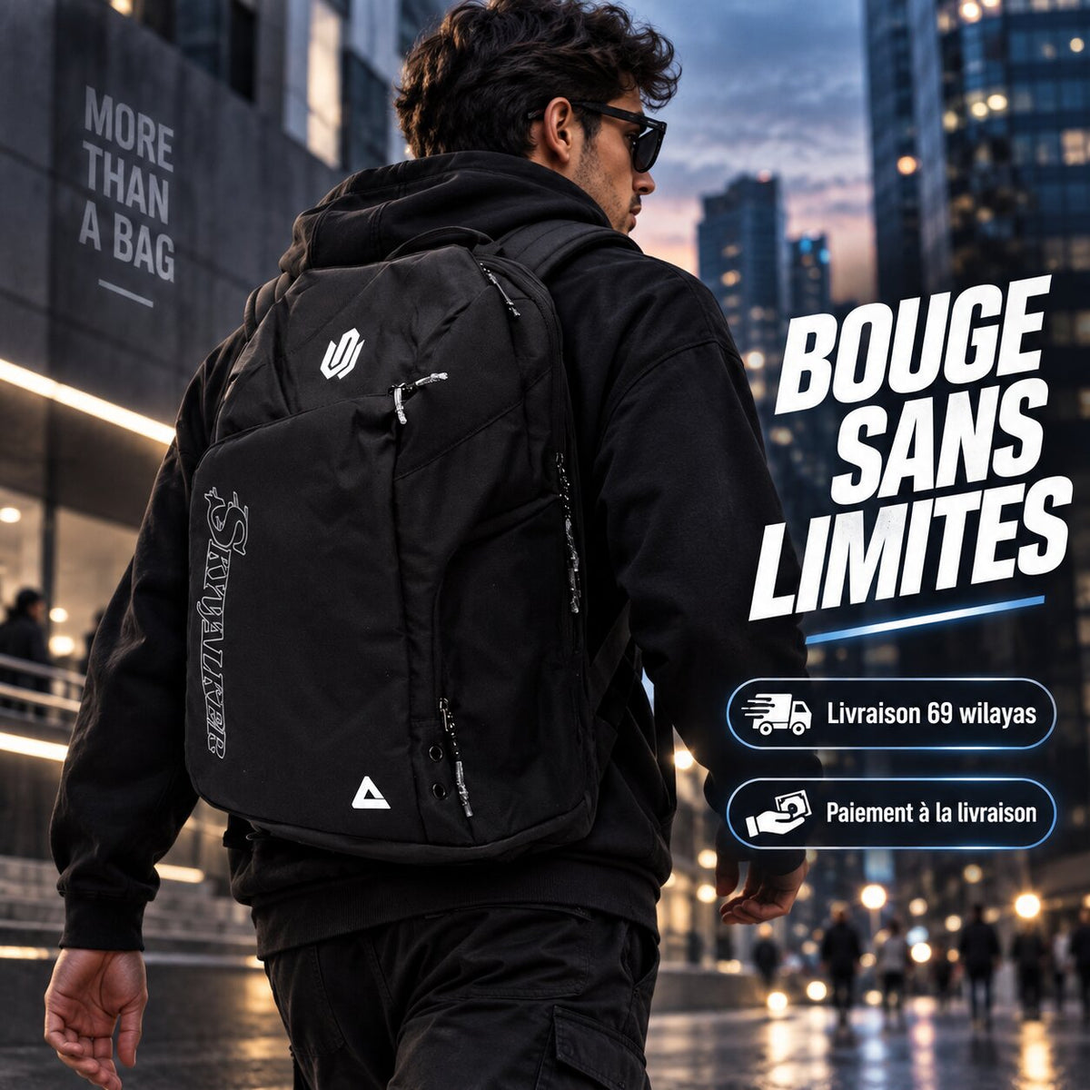 PEAK BACKPACK-BLACK