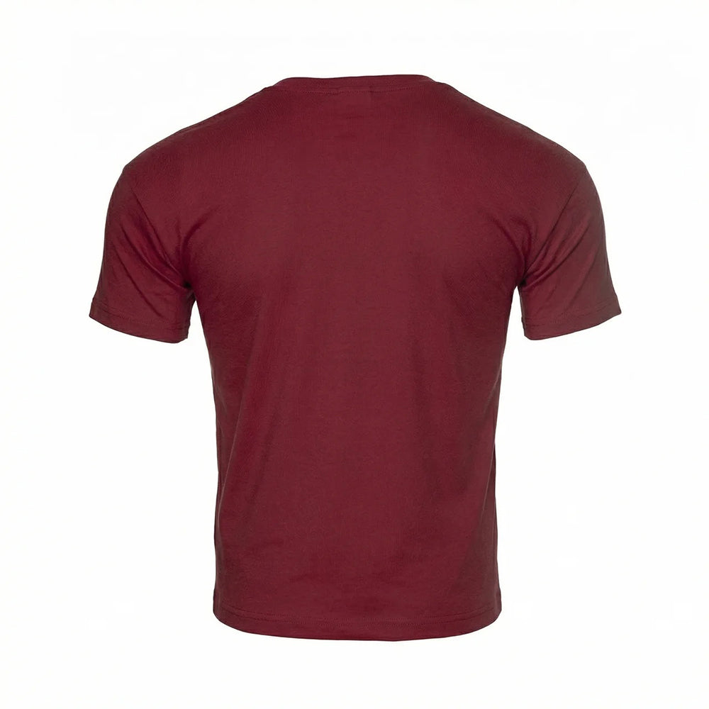 DEPART T-SHIRT HOMME BORDEAU 100% COTON SIMPLE