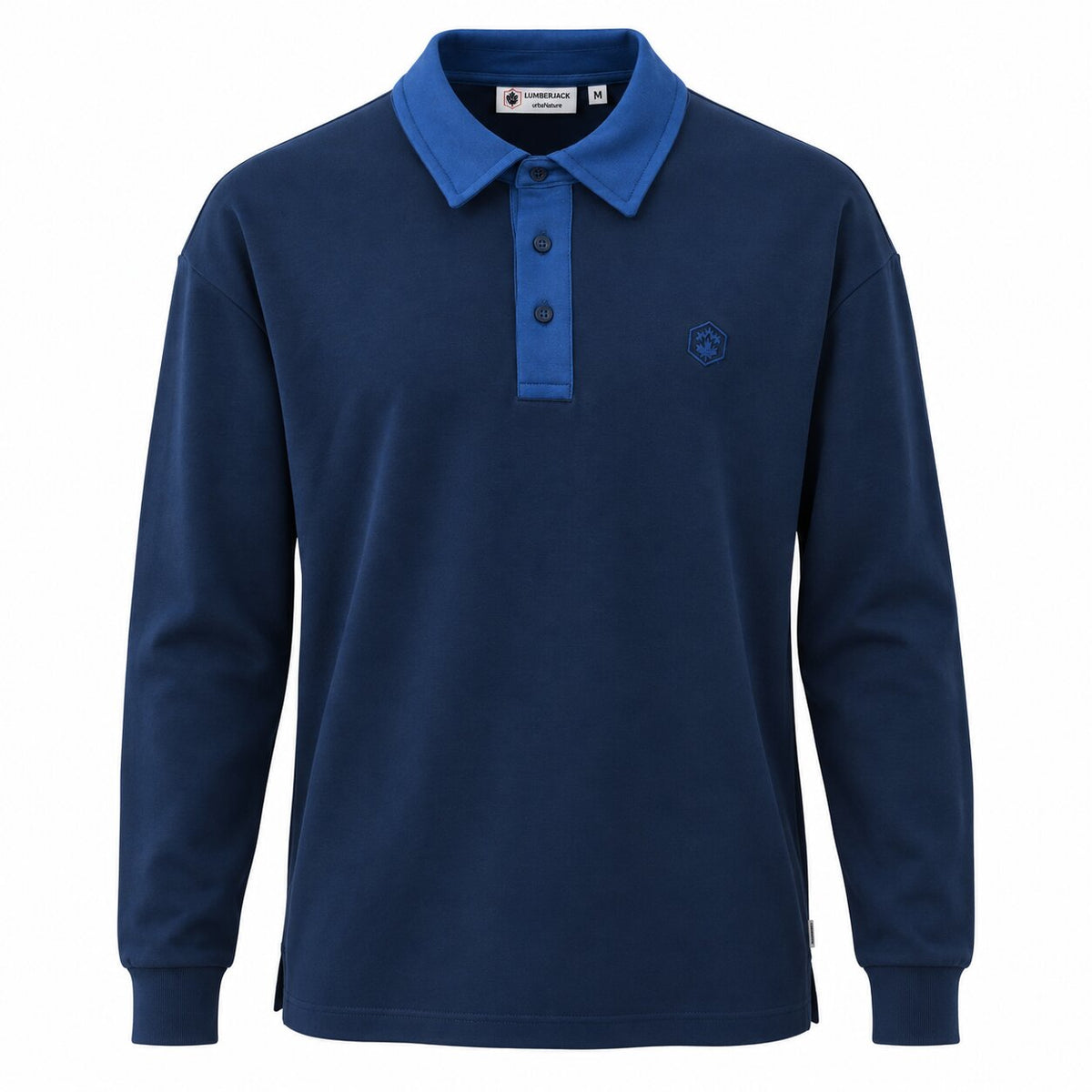 LUMBERJACK Polo ML — Bleu marine
