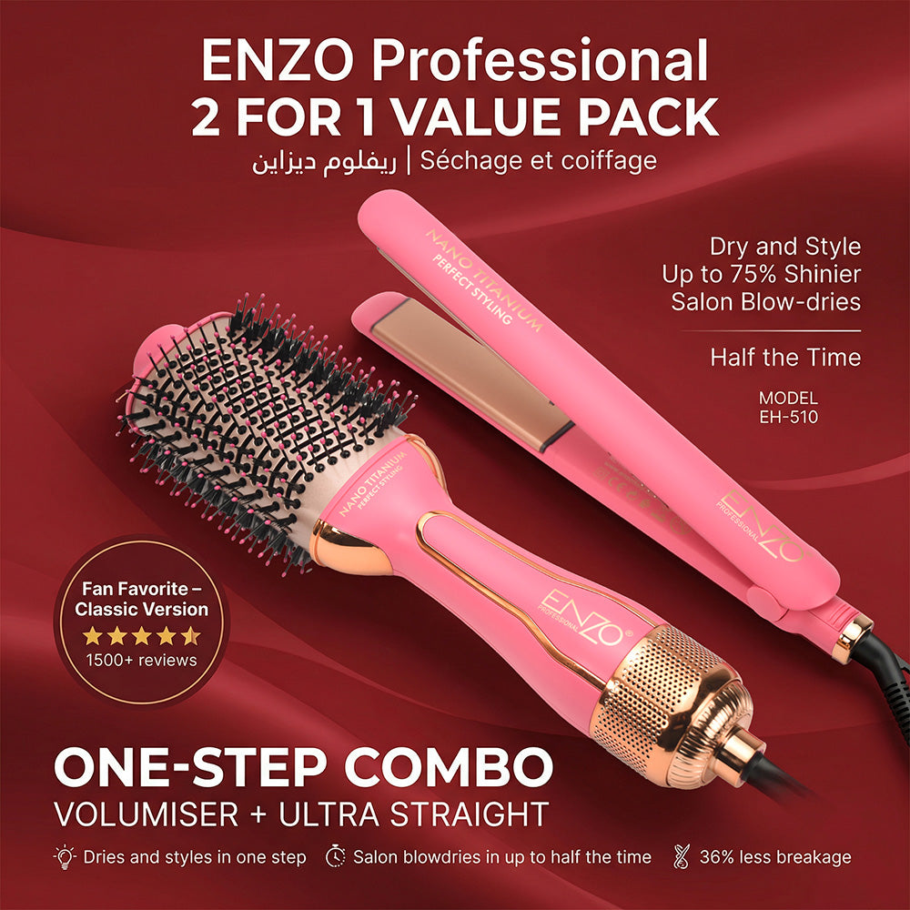 ENZO PROFESSIONAL ONE-STEP COMBO VOLUMISER ULTRA STRAIGHT