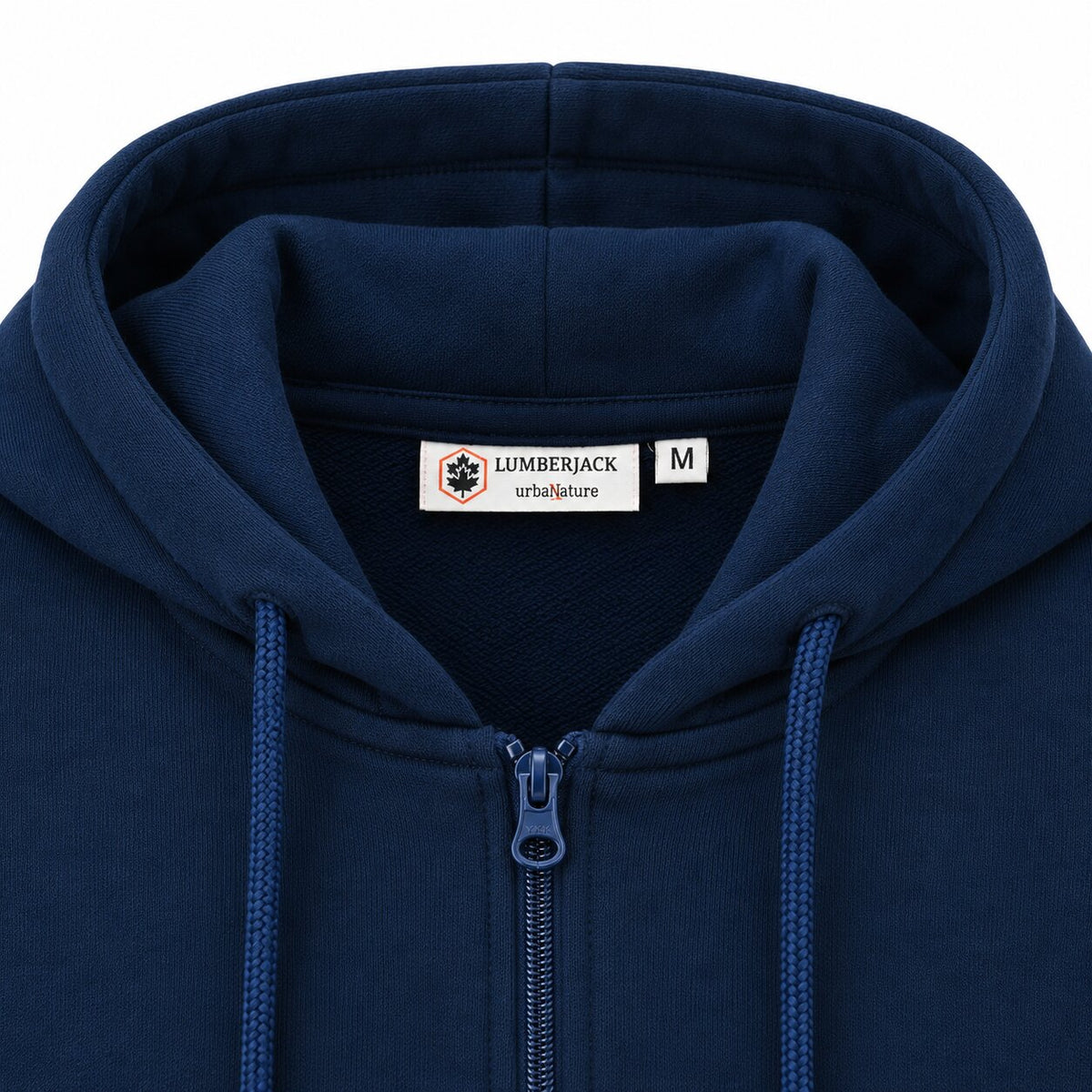 LUMBERJACK Zip Hoodie — Bleu