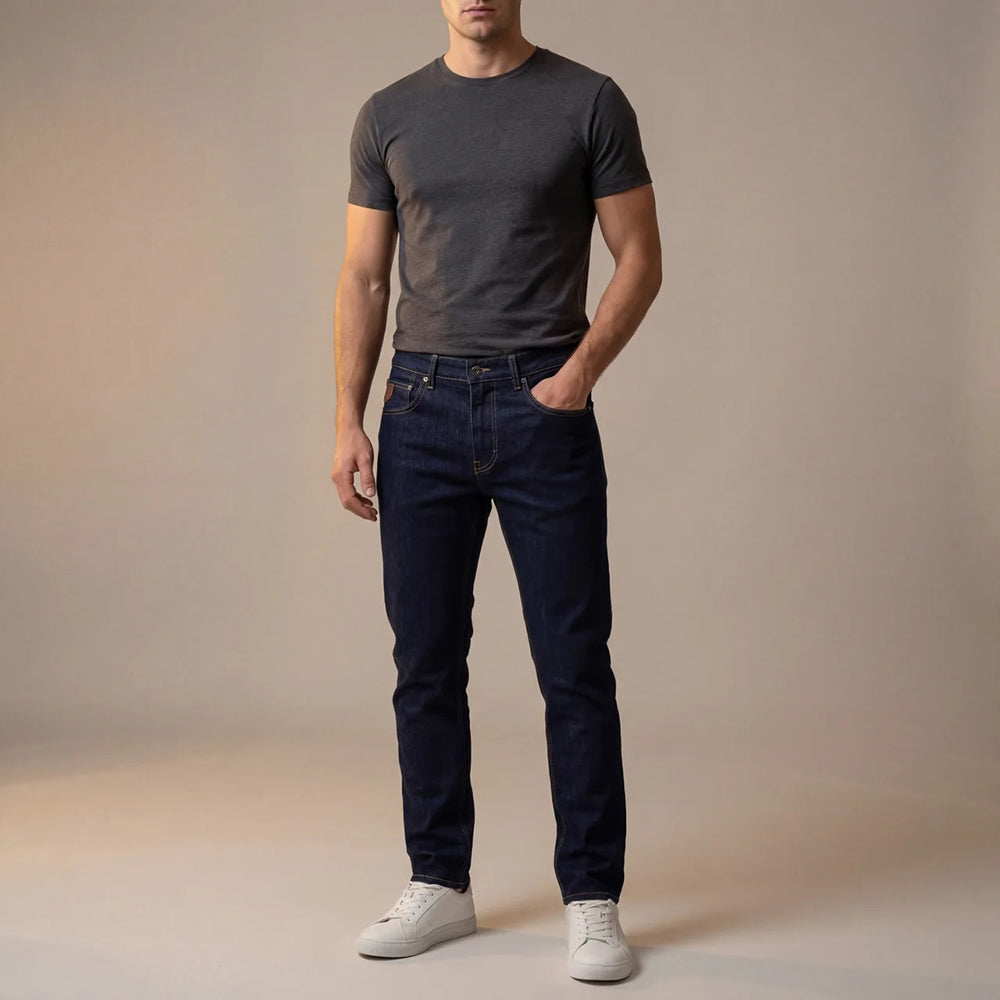 LUMBERJACK PANTALON JEAN  HOMME SLIM BLEU NUIT
