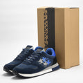 La Martina Low Sneakers Blue Leather