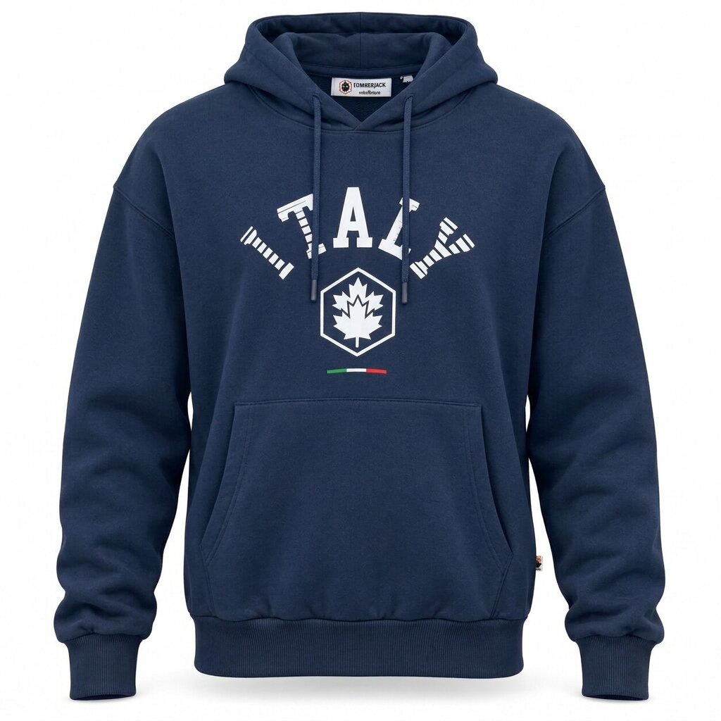 LUMBERJACK Hoodie — Bleu marine