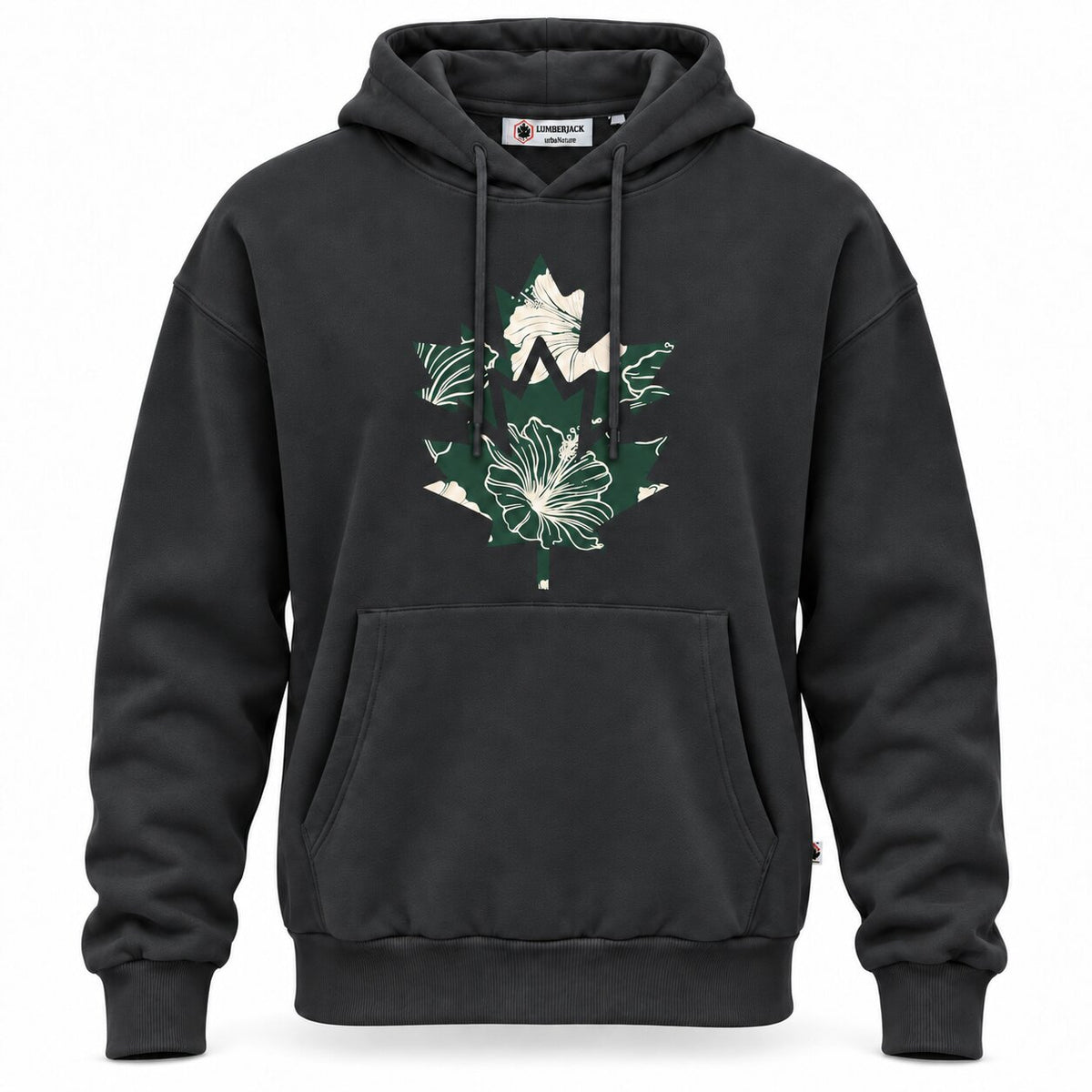 LUMBERJACK Hoodie — Gris foncé