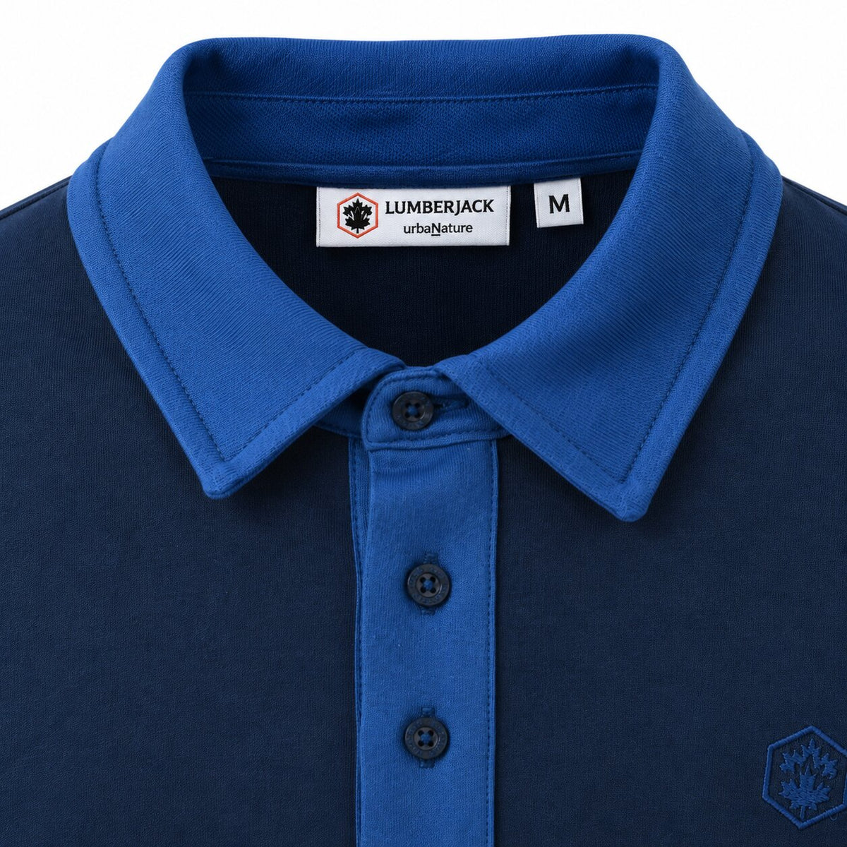 LUMBERJACK Polo ML — Bleu marine