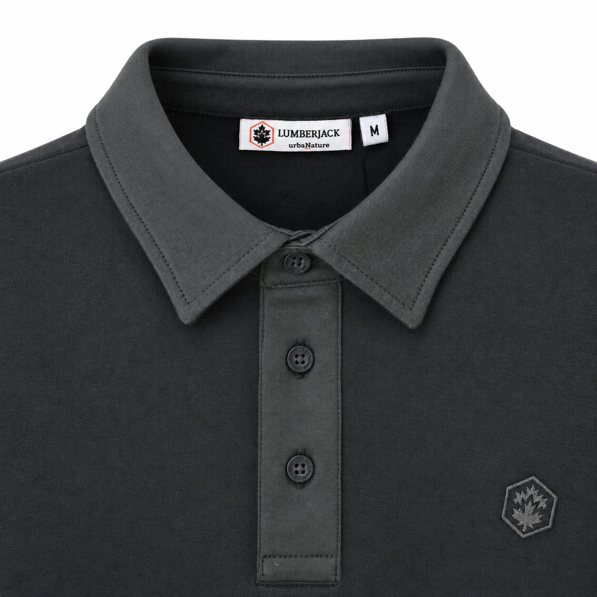 LUMBERJACK Polo ML — Gris